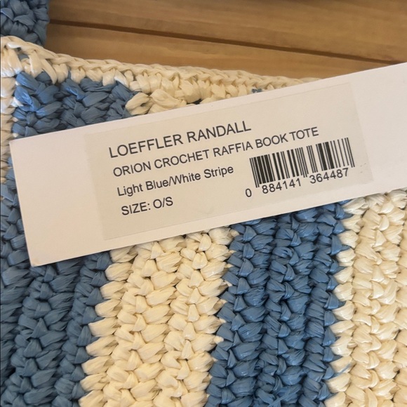 NWT Loeffler Randall blue stripe radiation book bag - Picture 4 of 10